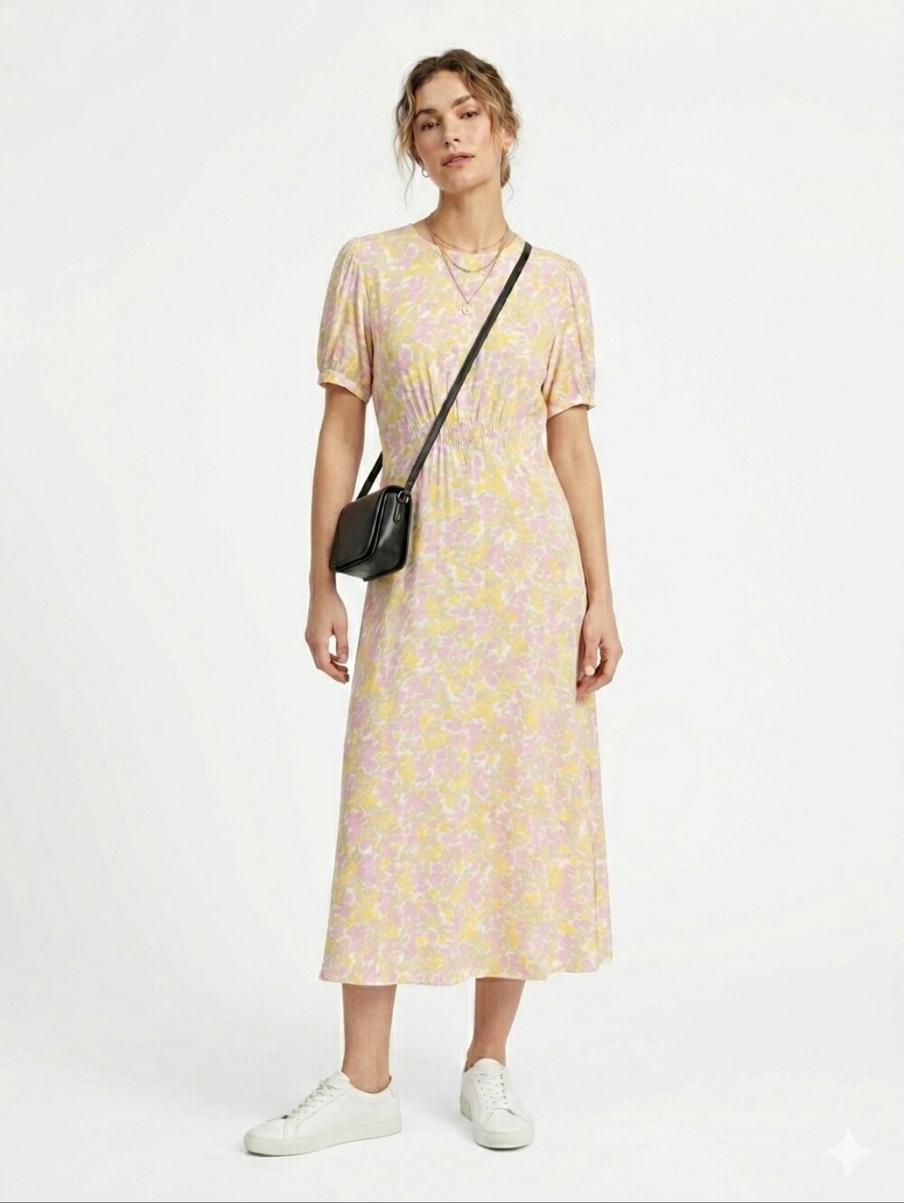 Faithfull The Brand Floral Boho Maxi Dress US 6 Multicolour Garden Sundress